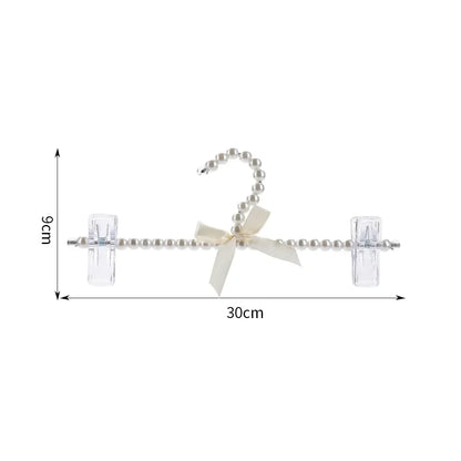 1Pc Pearl Clothes Hanger Kids Thicker Drying Racks Seamless Anti-slip Windproof Clothing Hanger Organization Home Decoration