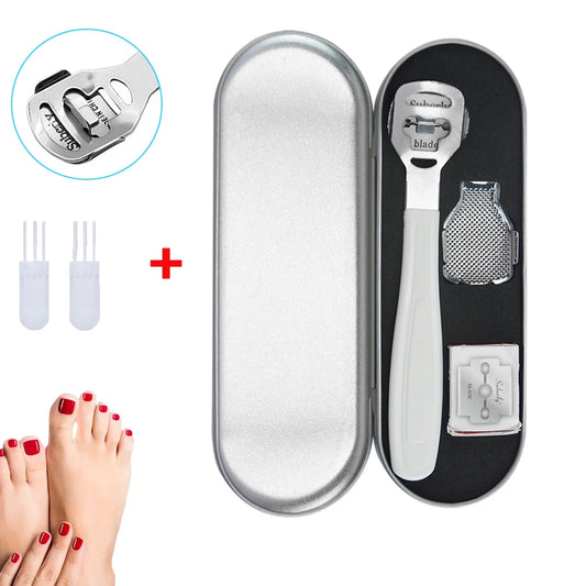 3/5Pcs Stainless Steel Pedicure Knife Set, Dead Skin Callus Removal, Foot Skin Scraper, Sole Planer, Exfoliating Pedicure Knife, Pedicure Tool