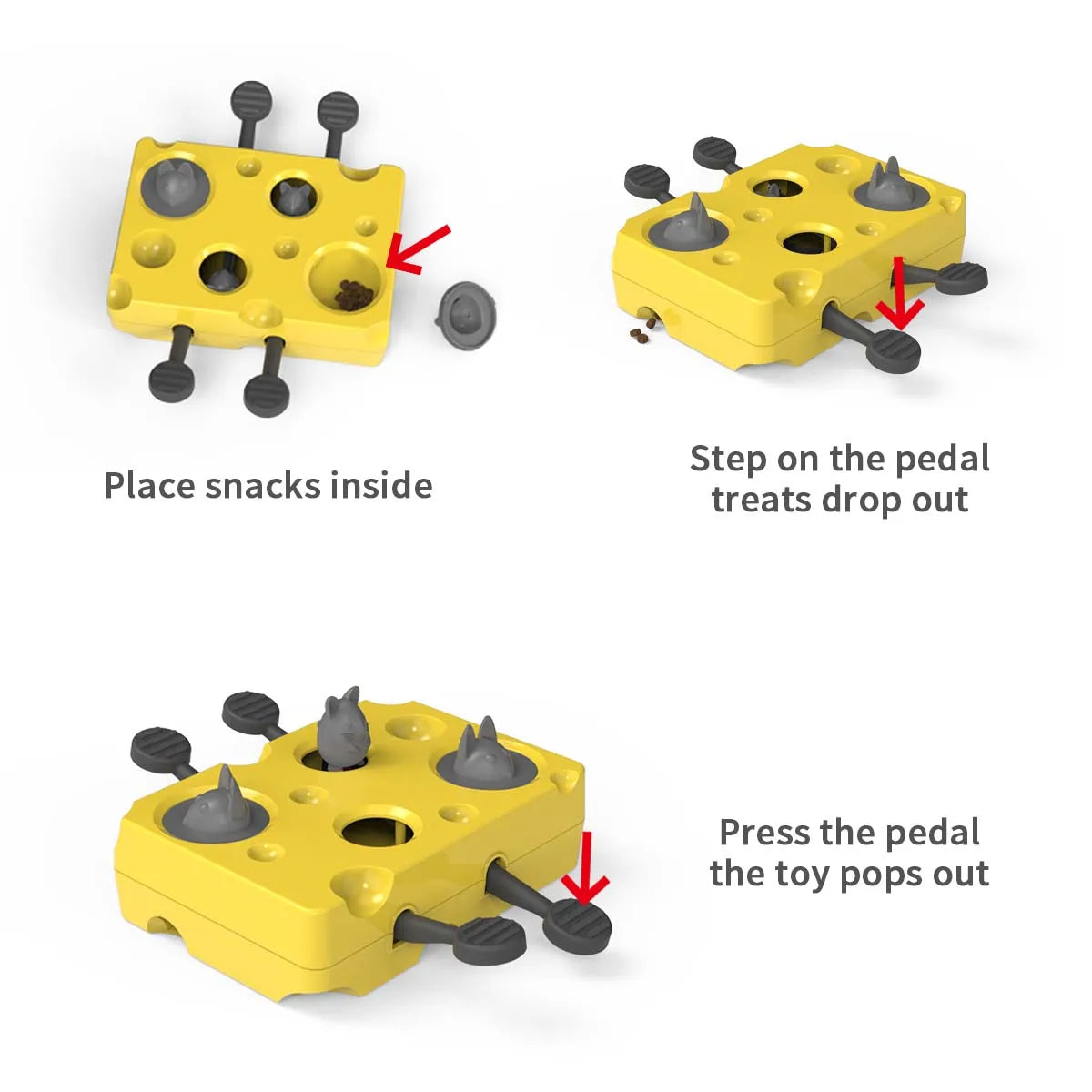 Interactive Cat Toy for Energy Expenditure And Preventing Choking Intelligent Mouse Training Tool for Feline Focus