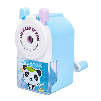School Supplies Cartoon Animal Gift Pencil Sharpener Anti Sticking Lead Automatically Enters Lead Hand-cranked Mechanical Tool