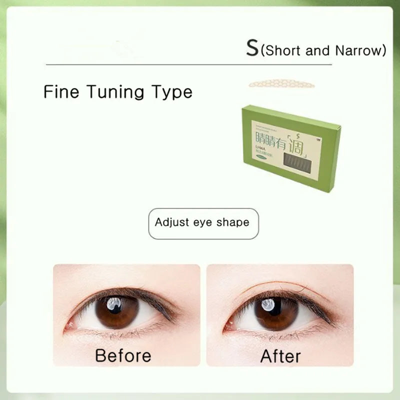 LHWA Invisible Eyelid Stickers Strong Adhesive Double Eyelid  Fold Eye Tape Paste For Big Eyes Makeup Beauty Cosmetic Tool