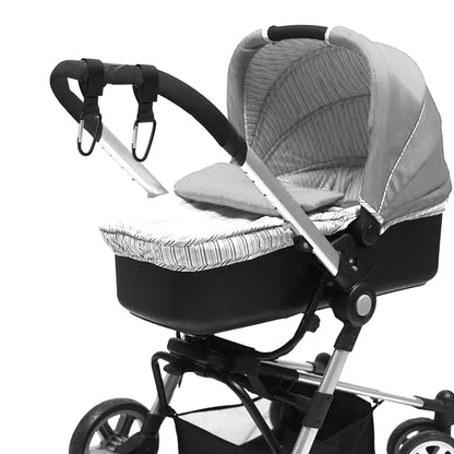 2/1pcs Baby Stroller Hook Clip Aluminum Alloy Carabiner Cart Organizer Diaper Bag Shopping Pram Hook Hanger Stroller Accessories