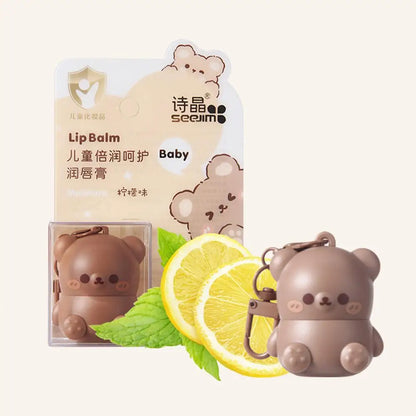 Children Fruity Lip Balm Cute Little Bear Lip Balm For Baby Moisturizing Anti-Dry Anti Crack Lipbalm Lip Care