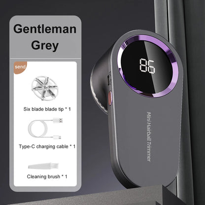 Electric Lint Remover Electric Hairball Sweater Trimmer Type-C USB charging Convenient Smart LED Pellet Cutter Fast Household