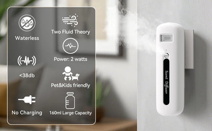 Smart Essential Oil Diffuser Home Plug In Diffuser With LED Screen Visual Intelligent Control with Timer for Home Office Hotel