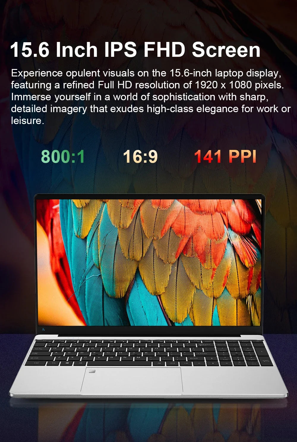 2025 New Notebook PC Windows 11 Gamer 15.6" Ultra Slim Laptop Intel Celeron N4000 16GB RAM 1TB 2TB SSD Office Study Computer PC