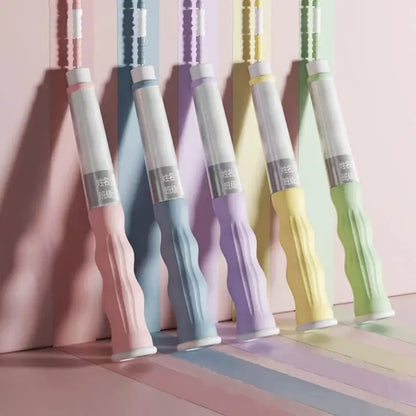 2.8M Exercise Rope Jump Rope Bamboo PVC Beginner Adult Child Soft Beaded No Tangle Segmented Fitness Skipping Cable Workout