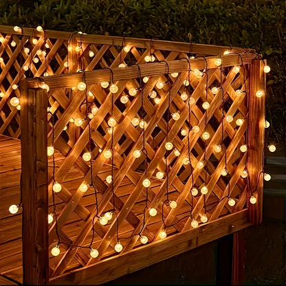 Solar Light String 200LED/100LED/20LED Solar Crystal Light String for Garden, Courtyard, Christmas Festival and Party Decoration