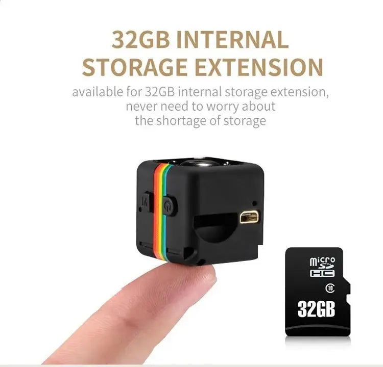 Mini Camera HD Portable Small Nanny Cam Video Voice Mini DV Recorder Indoor Covert Security Camera for Home and Office