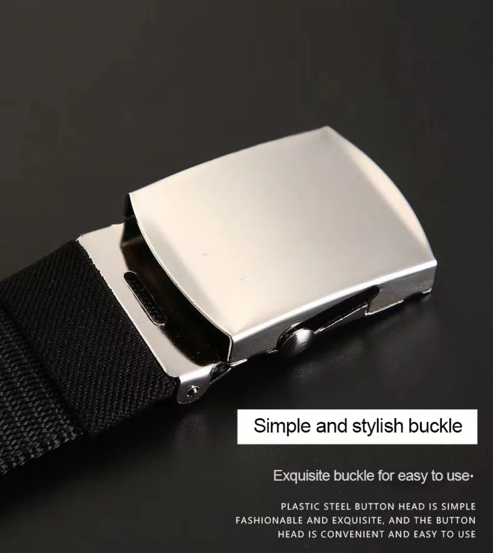Men Belt Army Outdoor Hunting Tactical Belt Belt Versatile Nylon Canvas Pant Belt Casual Belt for Men for Nylon Male Luxury Belt