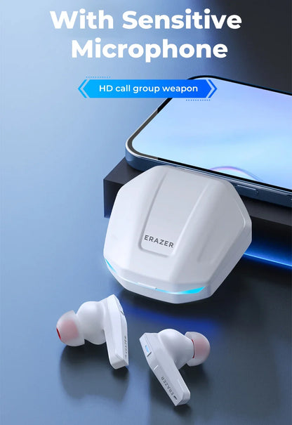 Lenovo ERAZER XT86 Gaming Earphones Bluetooth 5.4 Wireless Earphones Stereo Earphones with Microphone Low Latency GM2 Earphones