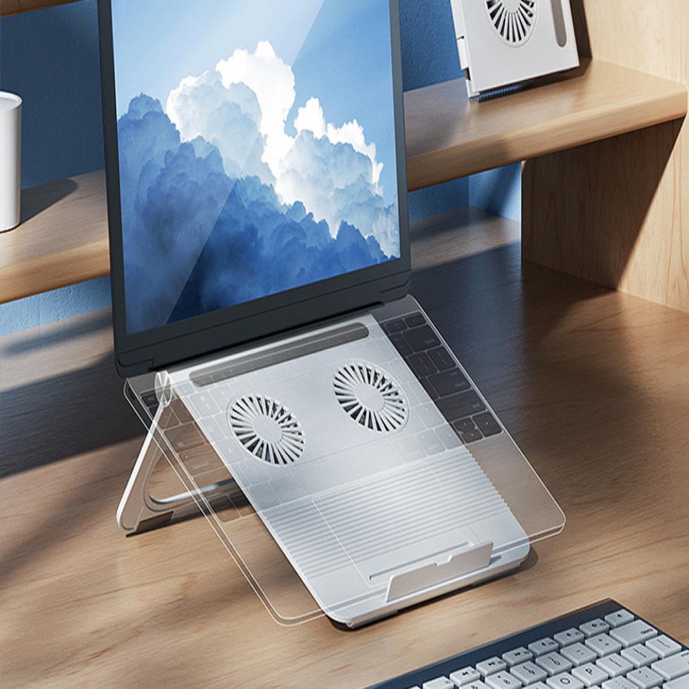 Laptop Cooler Silent Computer Cooling Fans Slim Portable Laptop Cooler Mute Base Game Laptop Stable Stand Laptop Air Cooling
