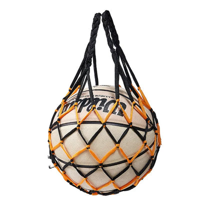 Sports Ball Holder Youth Football Self Trainer Football Net Bag Sports Mesh Equipment for Carrying Basketball Volleyball Soccer