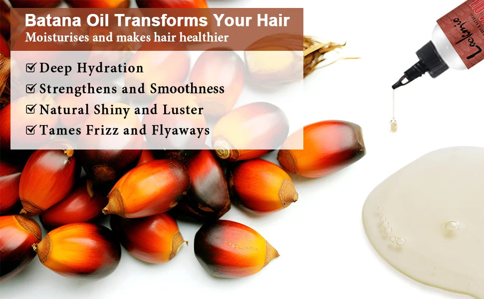 3pcs/set Hair Care Products for Women Moisturize Nourish Rosemary Oil Natural Batana Oil & Chebe Serum Anti-frizz Treatment Hair