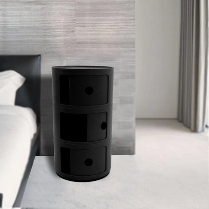 Furniture Cabinet Nightstand Bedside Cabinet Modern Furniture Bedside Cabinet Nightstand Multifunctional Circle Storage Table