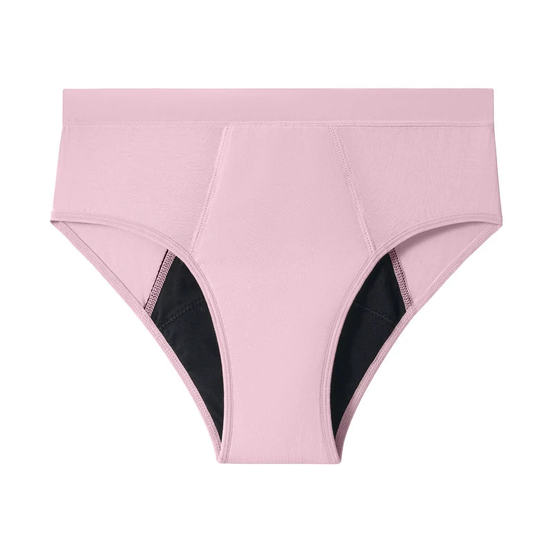 Menstrual Panties Women Abundant Flow Menstrual Period Panties High Waist Menstrual Cycle Absorbent Underwear Leak Proof Panties