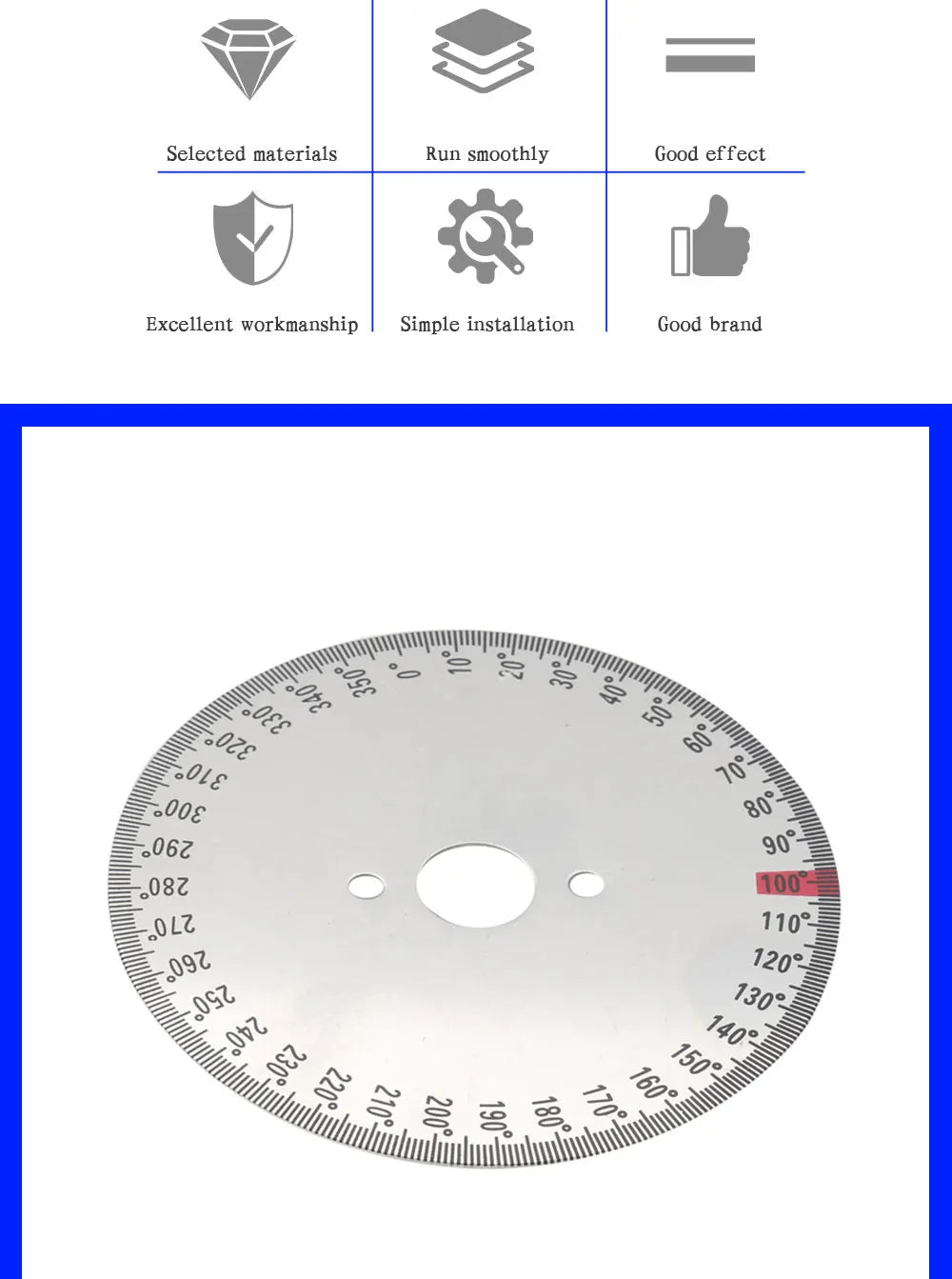 Dial DIAMETER107MM Computer Embroidery Machine Spare Parts