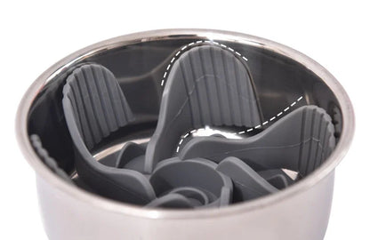 Slow Feeder Dog Bowls Insert Dog Bowl Slow Feeder Silicone Strong Suction Cup Feeder Insert Safe Soft Firm Slow Feeder Bowl New
