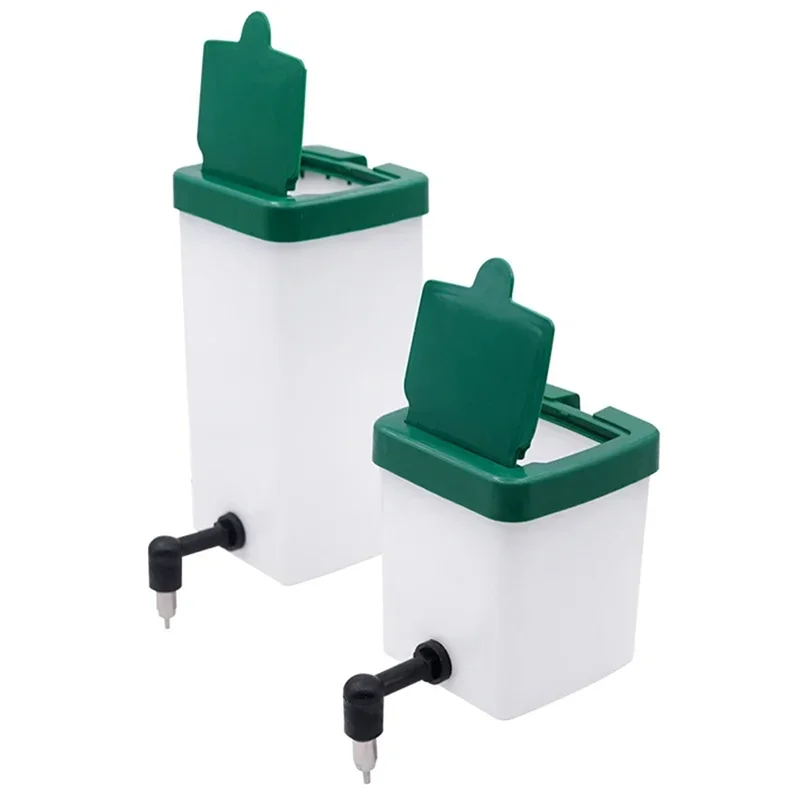 SOFT-2PCS  Water Dispenser Drinker Feeder Drinking Fountain Automatic Drinking Equipment Pet Animal Hamster Supplies