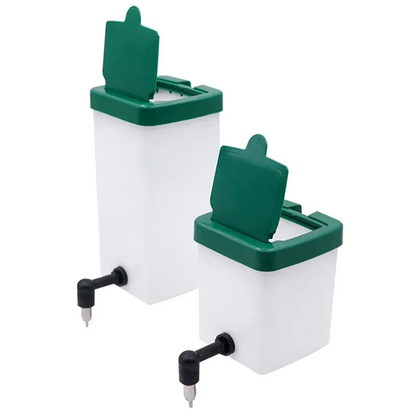 SOFT-2PCS  Water Dispenser Drinker Feeder Drinking Fountain Automatic Drinking Equipment Pet Animal Hamster Supplies