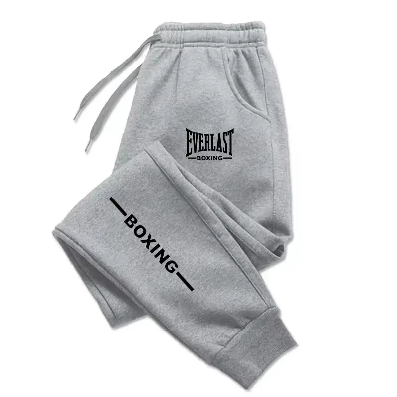Autumn Everlast printed jogging pants men's sports pants men's sports pants men's brushed sports pants gym women's winter pants
