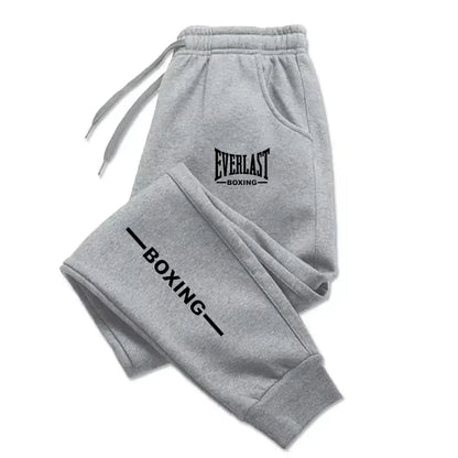 Autumn Everlast printed jogging pants men's sports pants men's sports pants men's brushed sports pants gym women's winter pants