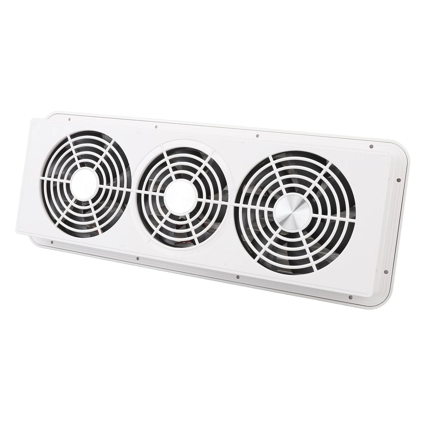 Rv Fridge Fan Rv Refrigerator Fan 12V Three Fans Quiet RV Side Vent Fan with Protecting Net for RV  Motorhome Yacht Boat