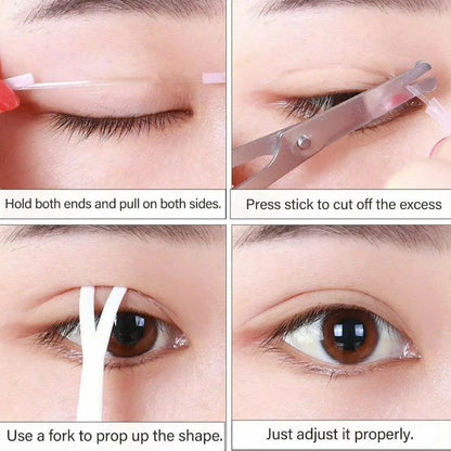 Magic Invisible Double Sided Super Stretch Double Eyelid Tape Eyelid Stickers Big Eyes Makeup Tools