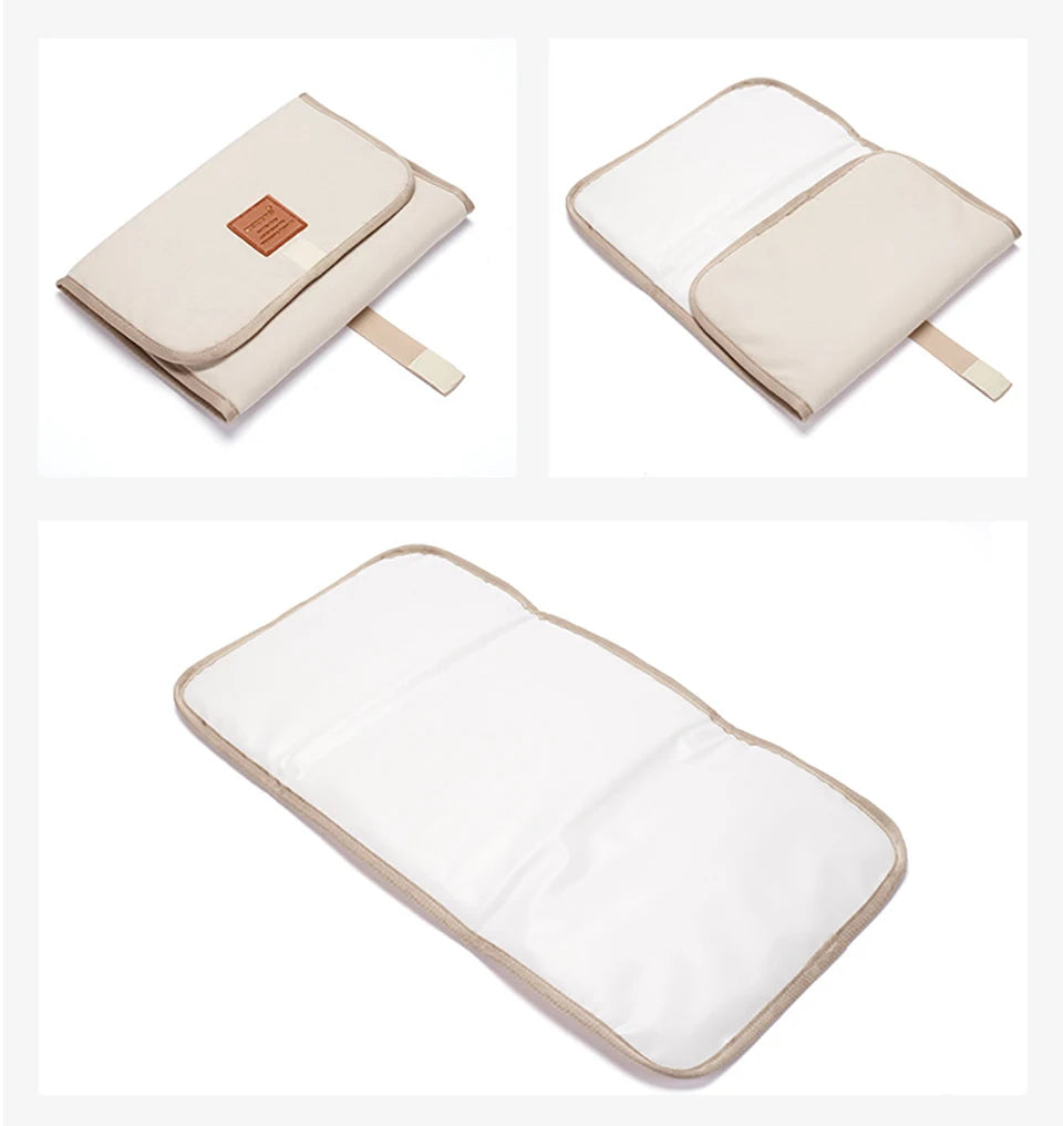 Foldable Diaper Changing Pad 60*30Cm Newborn Portable Baby Changing Mat Nappy Waterproof Durable Nylon Baby Diaper Sheet