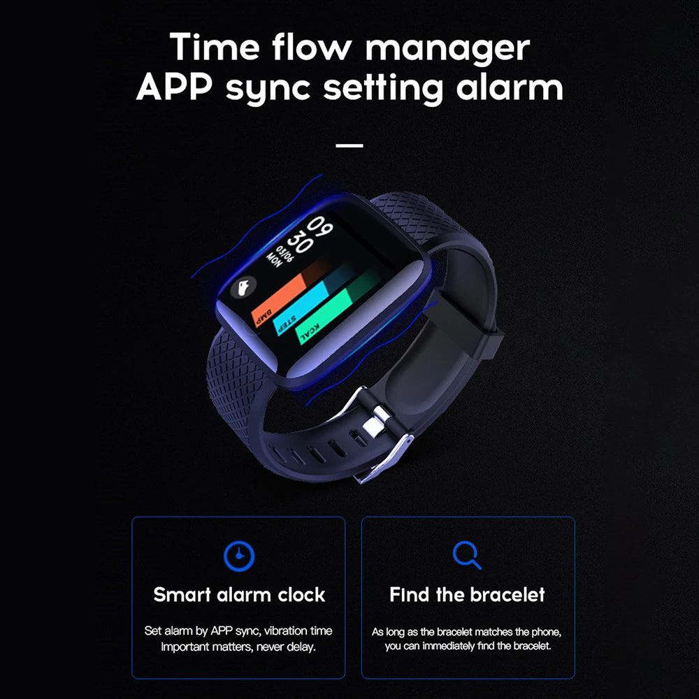 GPS Fitness Heart Rate Monitor Activity Tracker Waterproof Sleep Tracker Sport Bracelet Pedometer Step Calories Kids Smart Watch