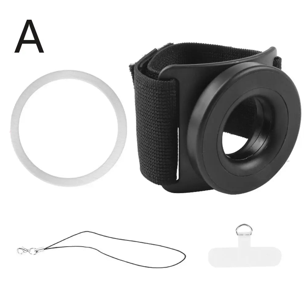 Wrist Strap Magnetic Phone Holder Universal Suitable For Navigation And Sports Easy To Disassemble With Anti Loss Rope