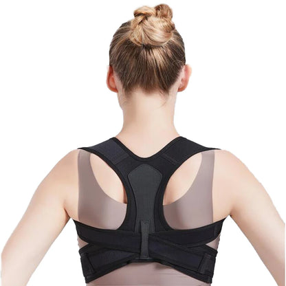 1 Pc Back Support Strap Corrector - Suitable For Female Male Scoliosis And Hunchback Pain And Adjustable Posture Training Device