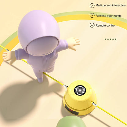 Electric Rope Skipping Machine Remote Control Smart Automatic Jump Rope Digital Counter Indoor Outdoor Training Toys Games Kids