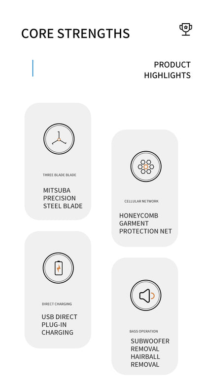 Household Clothes Electric Shaver Fabric Lint Remover Fuzz Electric Fluff Portable Brush blade Professional Lint Remover Trimmer