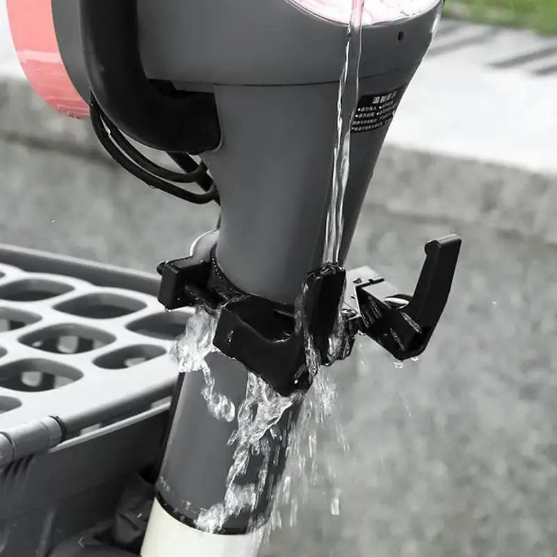 Bicycle Front Hanging Hook Free Punch Sturdy Tube Storage Hook Holder Rack Hanger for Electric Scooter Bike Motorcycle