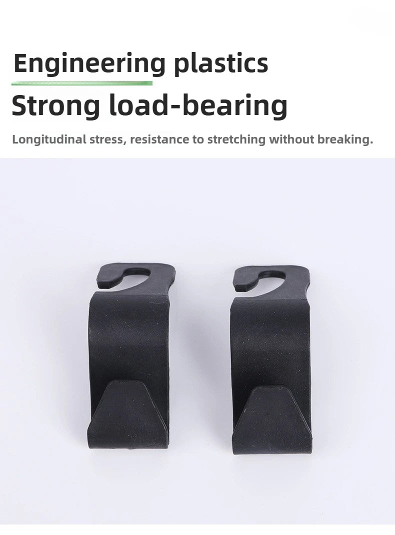 Durable Hidden Car Interior Hooks - Small Seat Back & Headrest Hooks for Vehicle Storage Solutions Car Supplies
