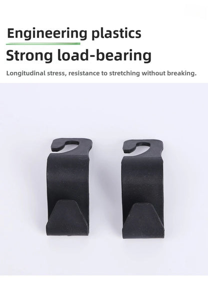 Durable Hidden Car Interior Hooks - Small Seat Back & Headrest Hooks for Vehicle Storage Solutions Car Supplies