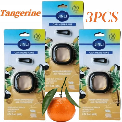 Long-Lasting Car Air Freshener Vent Clip Essential Oil Scented Odor Eliminator 0.14oz Alcohol-Free Fragrance for Fresh Car Smell