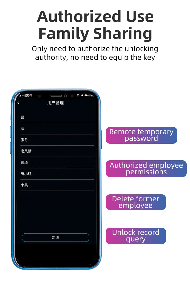 ROCKBROS Bicycle Smart Lock Bluetooth Fingerprint Unlock Waterproof High Strength Steel Alloy Anti-theft U-Lock Bike Accessories