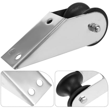 Stainless Steel Anchor Bracket Bow Anchor Roller Boat Trailer Winch Stand Yacht Accessories Rubber Lift Roller Boat Lift