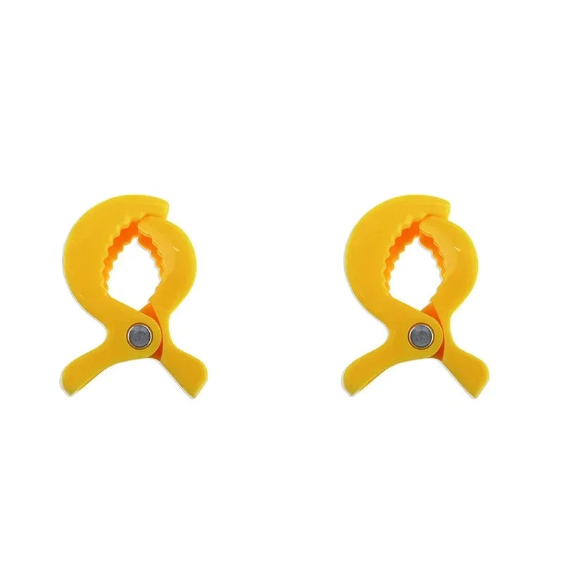 1-4Pcs Baby Stroller Clamp Alligator Clip Pram Peg Portable Stroller Hook Baby Car Seat Clips Toddler Baby Stroller Accessories
