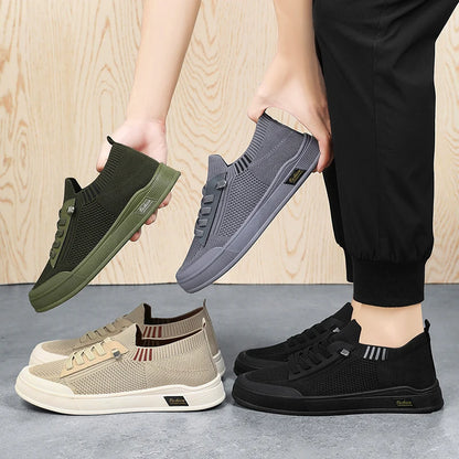 men's sneakers，casual sneakers，men's summer sneakers，free shipping shoes，Strateless Casual Shoes Breathable casual sneakers
