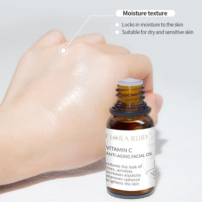 15Ml Essential Oils for Face 100% Natural Essential Oils Set  Vitamin C Facial Care Essence Oil Soothing Moisturizing Rose oil