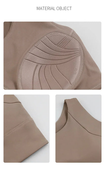 Sports Bra for Women Shockproof and Anti Sagging Running Yoga Suit One-piece Back Vest Fitness Bra