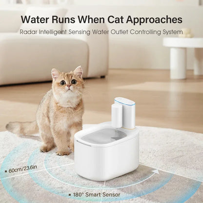 Water Fountain Dispenser Wireless Cat Dog Drinker Bowl Furpipi Ultra Recirculate Filtring Automatic Water Fountain for Cat Cats