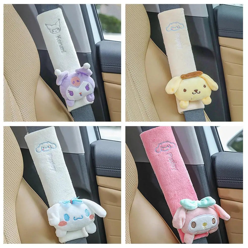 Car Supplies Seat Belt Cover Insurance Shoulder Cover Auto Seat Belt Shoulder Pad Decoration Couple Car Interior Accessories