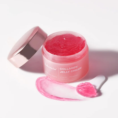 Collagen Jelly Cream Improving Skin Elasticity Tightening Soothing Moisturizing Anti-Aging Firmness Hydration Skincare Face Gel