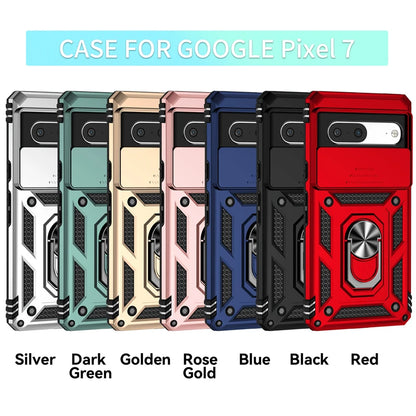 Full Cover For Google Pixel 7 Case For Google Pixel 7 6A 7A 8 Pro Push Window Magnetic Phone Holder Case For Google Pixel 7 Case