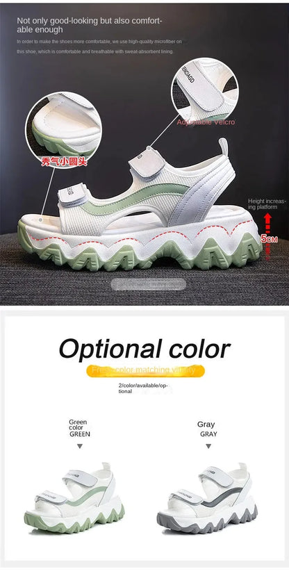 Summer Chunky Sandals for Women Fashion Platform Sandal Ladies Designers Casual Wedges Sandals Female Brand Sports Sandals