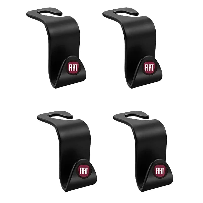 Car Seat Back Hooks Vehicle Clips Durable Hanger For FIAT 500 Grande Stilo Freemont Punto Astra Bravo Ducato Centoventi Fiorino